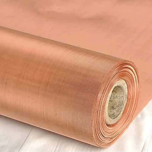 Professional 100 120 150 160 180 200 mesh copper metallic fabric pure copper wire mesh red copper net woven mesh